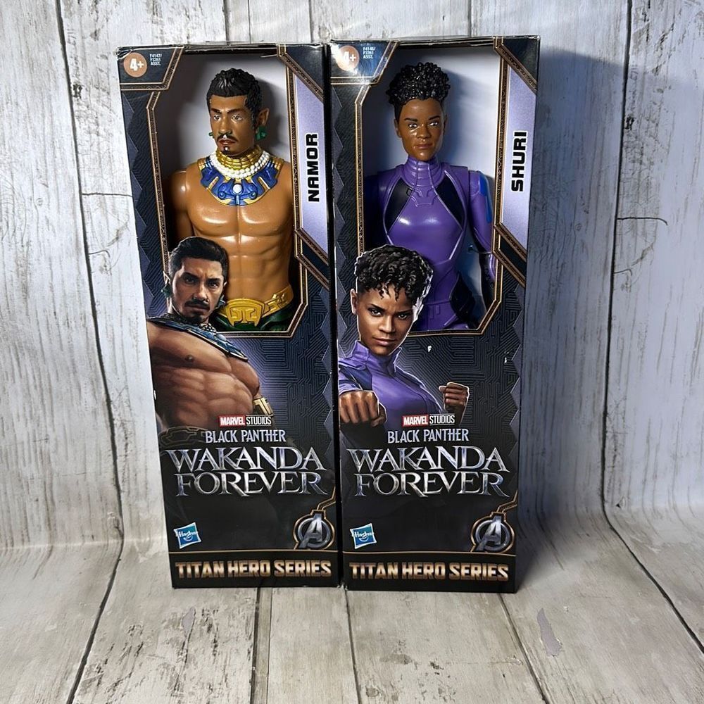 Black Panther Wakanda‎ Forever Shuri & Namor Titan Hero Series 12" Action Figure